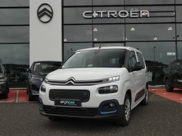 SPOTICAR Citroën Berlingo E-berlingo Taille M Moteur Electrique 100kw Feel Occasion - Familiale Electrique Blanc - Saint Germain Laprade - 1203719511_1