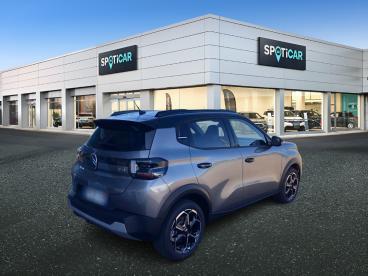 SPOTICAR Citroën C3 E-c3 Electrique 113ch Auto Max Occasion - Citadine Electrique Gris Foncé - Eauze - 1203686642_4