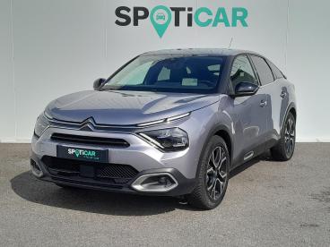 SPOTICAR Citroën C4 E-c4 E 136 Ch (100 Kw) Auto Shine Occasion - Berline Electrique Gris Clair - Montrond Les Bains - 1203662730_1