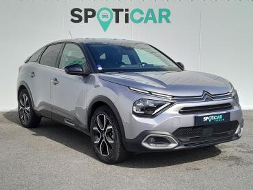 SPOTICAR Citroën C4 E-c4 E 136 Ch (100 Kw) Auto Shine Occasion - Berline Electrique Gris Clair - Montrond Les Bains - 1203662730_2