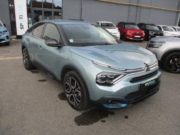 SPOTICAR Citroën C4 E-c4 E 136 Ch (100 Kw) Auto Shine Occasion - Berline Electrique Bleu - Saint Germain Les Arpajon - 1203682557_3