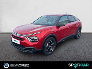 SPOTICAR Citroën C4 E-c4 136ch (100 Kw) Auto Shine Occasion - Berline Electrique Rouge - Cosne Cours Sur Loire - 1203847629_1