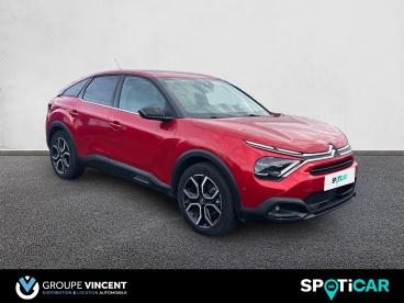 SPOTICAR Citroën C4 E-c4 136ch (100 Kw) Auto Shine Occasion - Berline Electrique Rouge - Cosne Cours Sur Loire - 1203847629_3