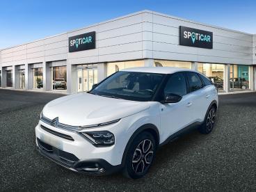 SPOTICAR Citroën C4 E-c4 E 136 Ch (100 Kw) Auto Shine Occasion - Berline Electrique Blanc - Vannes - 1204000175_1