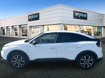 SPOTICAR Citroën C4 E-c4 E 136 Ch (100 Kw) Auto Shine Occasion - Berline Electrique Blanc - Vannes - 1204000175_2