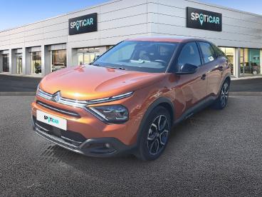 SPOTICAR Citroën C4 E-c4 136 Ch Automatique Feel Occasion - Berline Electrique Orange Fonce - Sance - 1204028165_1