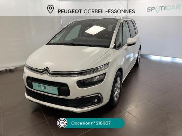 SPOTICAR Citroën C4 Grand Picasso Grand C4 Picasso Bluehdi 120 S&s Feel Occasion - Monospace Diesel Blanc - Corbeil Essonnes - 1203866858_1