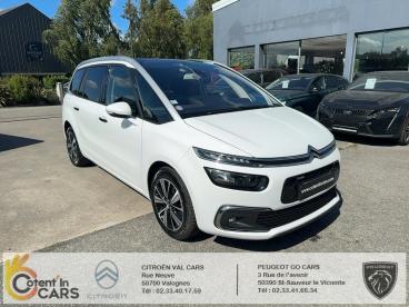 SPOTICAR Citroën C4 Grand Picasso Grand C4 Picasso Puretech 130 S&s Bvm6 Shine Occasion - Monospace Essence Blanc - Valognes - 1204141821_1