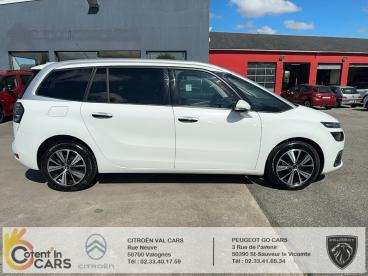 SPOTICAR Citroën C4 Grand Picasso Grand C4 Picasso Puretech 130 S&s Bvm6 Shine Occasion - Monospace Essence Blanc - Valognes - 1204141821_3