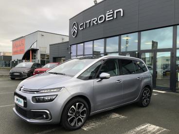 SPOTICAR Citroën C4 Grand Spacetourer Grand C4 Spacetourer Bluehdi 130 S&s Eat8 Shine Pack Occasion - Monospace Diesel Gris Clair - Avrille - 1203775843_1