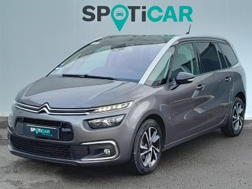 SPOTICAR Citroën C4 Grand Spacetourer Grand C4 Spacetourer Bluehdi 130 S&s Eat8 Shine Pack Occasion - Monospace Diesel Gris Foncé - Montrond Les Bains - 1203874690_1
