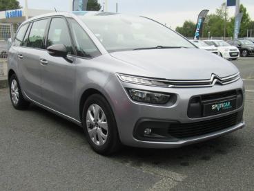 SPOTICAR Citroën C4 Grand Spacetourer Grand C4 Spacetourer Bluehdi 130 S&s Bvm6 Business Occasion - Monospace Diesel Gris Clair - Garrosse - 1204170705_1