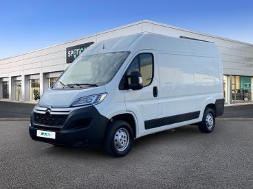 SPOTICAR Citroën Jumper 33 L2h2 2.2 Bluehdi 120 S&s Club Occasion - Utilitaire Diesel Blanc Banquise - Reims - 1203843352_1