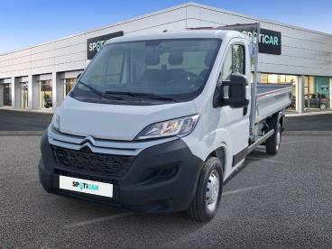 SPOTICAR Citroën Jumper L3 3.5 Maxi 140ch S&s - Benne Triverse Aluminium 3 Occasion - Utilitaire Diesel Blanc Icy - Grenoble - 1203925065_1