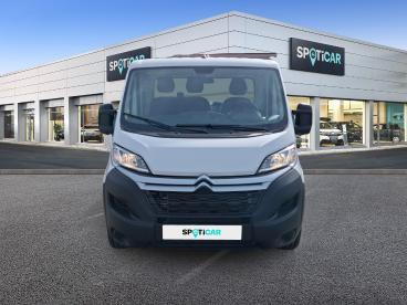 SPOTICAR Citroën Jumper L3 3.5 Maxi 140ch S&s - Benne Triverse Aluminium 3 Occasion - Utilitaire Diesel Blanc Icy - Grenoble - 1203925065_2