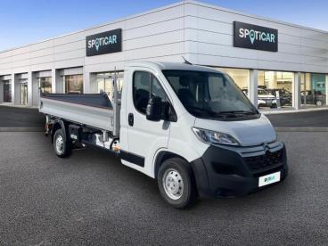 SPOTICAR Citroën Jumper L3 3.5 Maxi 140ch S&s - Benne Triverse Occasion - Utilitaire Diesel Blanc Icy - Val De Reuil - 1203926391_3