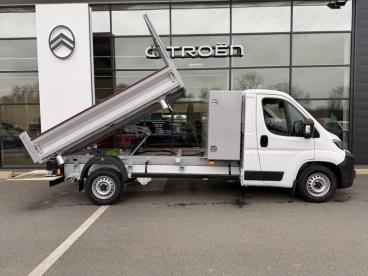 SPOTICAR Citroën Jumper L3 3.5 Maxi 140- Benne Triverse Aluminium 3050 + C Occasion - Utilitaire Diesel Blanc Icy - Quimper - 1204139121_2