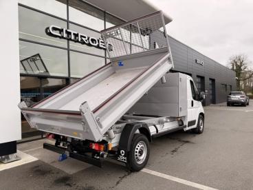 SPOTICAR Citroën Jumper L3 3.5 Maxi 140- Benne Triverse Aluminium 3050 + C Occasion - Utilitaire Diesel Blanc Icy - Quimper - 1204139121_5