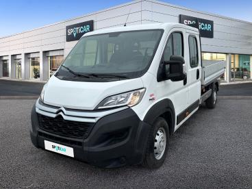 SPOTICAR Citroën Jumper Plateau Dble Cab 4-35 L4 Bluehdi 140 S&s Bvm6 Cont Occasion - Utilitaire Diesel Blanc - Aulnay - 1204167431_1