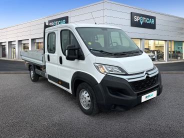 SPOTICAR Citroën Jumper Plateau Dble Cab 4-35 L4 Bluehdi 140 S&s Bvm6 Cont Occasion - Utilitaire Diesel Blanc - Aulnay - 1204167431_3