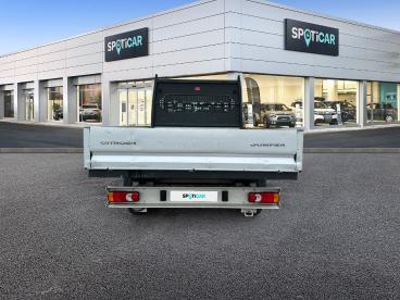SPOTICAR Citroën Jumper Plateau Dble Cab 4-35 L4 Bluehdi 140 S&s Bvm6 Cont Occasion - Utilitaire Diesel Blanc - Aulnay - 1204167431_5