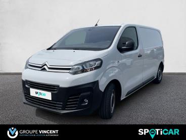 SPOTICAR Citroën Jumpy Fourgon M Bluehdi 120 S&s Bvm6 Driver Occasion - Utilitaire Diesel Blanc Icy - Montlucon - 1203887579_1