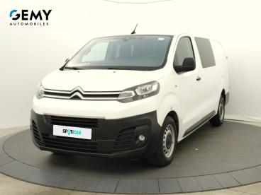 SPOTICAR Citroën Jumpy Cab Approfondie Xl Bluehdi 120 Bvm6 Club 340 Nm Occasion - Utilitaire Diesel Blanc - Lecousse - 1203912118_1