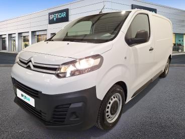 SPOTICAR Citroën Jumpy Fgn M Bluehdi 120 S&s Bvm6 Occasion - Utilitaire Diesel Blanc - Chambray Les Tours - 1204241601_1