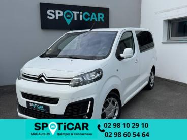 SPOTICAR Citroën Spacetourer Xs Bluehdi 180ch Feel S&s Eat6 Occasion - Familiale Diesel Blanc Banquise (o) - Quimper - 1203567725_1