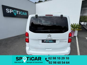 SPOTICAR Citroën Spacetourer Xs Bluehdi 180ch Feel S&s Eat6 Occasion - Familiale Diesel Blanc Banquise (o) - Quimper - 1203567725_5