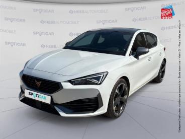 SPOTICAR Cupra Leon 1.5 Etsi Hybrid 150ch V Dsg7 Siege Chauf Camera Occasion - Berline Hybride Blanc Nevada Métallisé - Dijon - 1204032766_1