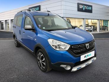 SPOTICAR Dacia Dokker Tce 130 Fap - 2020 Stepway Occasion - Familiale Essence Bleu - Bondy - 1203925790_3