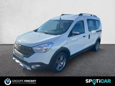 SPOTICAR Dacia Dokker Combi Stepway 1.5 Blue Dci 95 Essential Occasion - Familiale Diesel Blanc - Montlucon - 1204228885_1