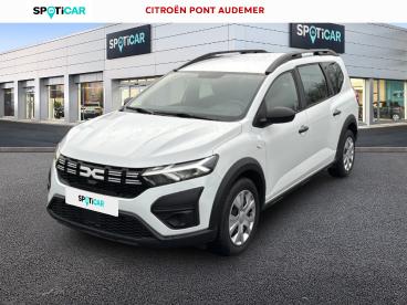 SPOTICAR Dacia Jogger Tce 110 7 Places Essential Occasion - Familiale Essence Blanc Glacier - Pont Audemer - 1203771376_1