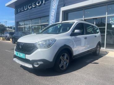 SPOTICAR Dacia Lodgy 1.5 Blue Dci 115ch Stepway 7 Places Occasion - Monospace Diesel Blanc Glacier - Marseille - 1203624996_1