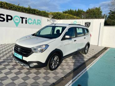 SPOTICAR Dacia Lodgy 1.2 Tce 115ch Stepway Euro6 7 Places Occasion - Monospace Essence Blanc - Chalons En Champagne - 1203792638_1