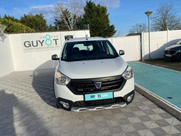 SPOTICAR Dacia Lodgy 1.2 Tce 115ch Stepway Euro6 7 Places Occasion - Monospace Essence Blanc - Chalons En Champagne - 1203792638_2