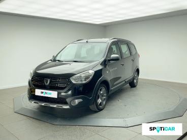 SPOTICAR Dacia Lodgy Tce 130 Fap 7 Places Stepway Occasion - Monospace Essence Noir Nacre - Tarbes - 1203862577_1