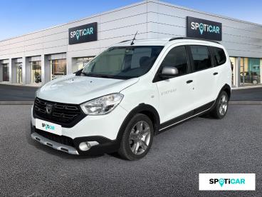 SPOTICAR Dacia Lodgy Tce 130 Fap 7 Places Stepway Occasion - Monospace Essence Blanc - Trans en provence - 1203930029_1