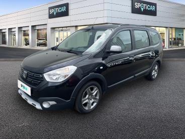 SPOTICAR Dacia Lodgy Blue Dci 115 7 Places Stepway Occasion - Monospace Diesel Noir - Saint Brieuc - 1204043832_1