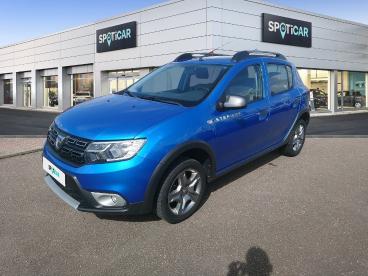 SPOTICAR Dacia Sandero 0.9 Tce 90ch Stepway Occasion - Citadine Essence Bleu Azurite - Barberey-saint-sulpice - 1203676963_1