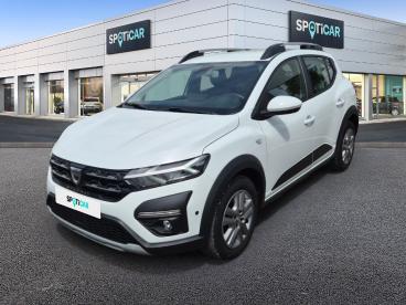 SPOTICAR Dacia Sandero Tce 90 - 22 Stepway Confort Occasion - Citadine Essence Blanc Glacier - Joigny - 1203693799_1