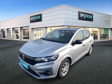 SPOTICAR Dacia Sandero Eco-g 100 - 22 Essentiel Occasion - Citadine Essence Gris Clair - Gien - 1203732825_1