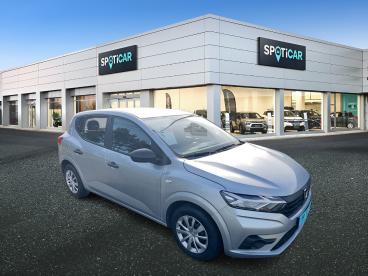 SPOTICAR Dacia Sandero Eco-g 100 - 22 Essentiel Occasion - Citadine Essence Gris Clair - Gien - 1203732825_3