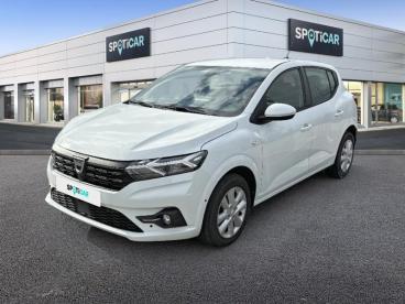 SPOTICAR Dacia Sandero 1.0 Tce 90ch Expression Cvt Occasion - Citadine Essence Blanc - Ales - 1203750477_1