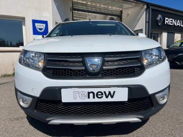 SPOTICAR Dacia Sandero Stepway Prestige Tce 90 Occasion - Citadine Essence Blanc - Bain De Bretagne - 1203759502_2