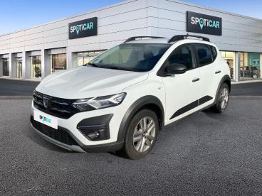 SPOTICAR Dacia Sandero Tce 90 Stepway Essentiel Occasion - Citadine Essence Blanc - Dijon - 1203784074_1