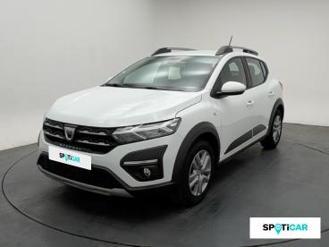 SPOTICAR Dacia Sandero 1.0 Eco-g 100ch Stepway Confort -22 Occasion - Citadine Gpl Blanc - Bourg En Bresse - 1203787605_1