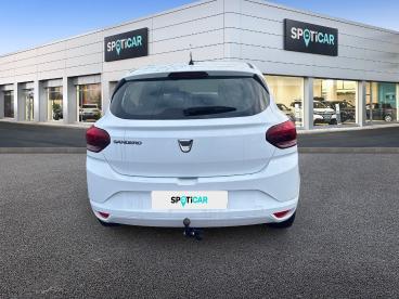 SPOTICAR Dacia Sandero Sce 65 - 22 Essentiel Occasion - Citadine Essence Blanc - Epinal - 1203797450_5