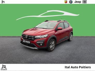 SPOTICAR Dacia Sandero 1.0 Eco-g 100ch Stepway Confort Occasion - Citadine Gpl Rouge Fusion Métallisé - Poitiers - 1203823385_1